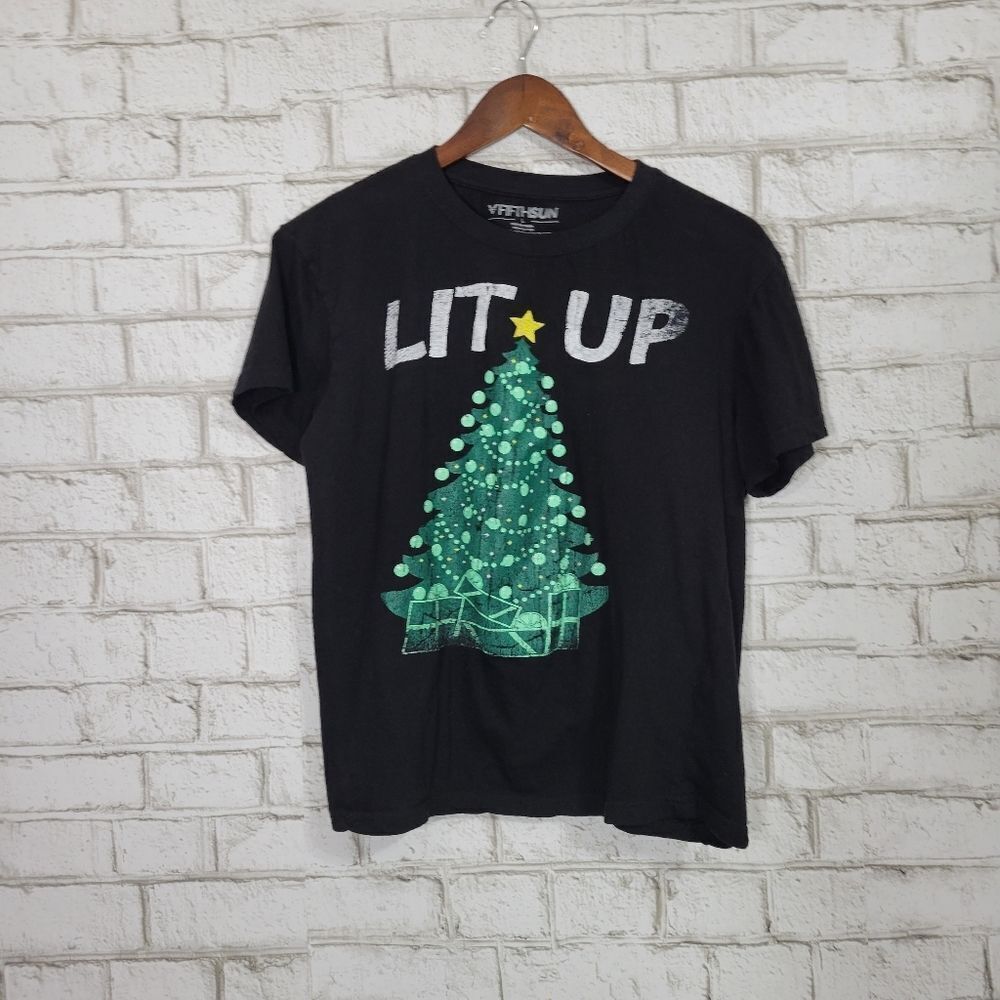 "Lit Up" by Fifth Sun graphic tee